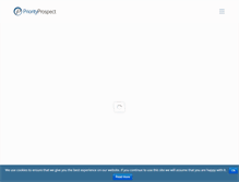 Tablet Screenshot of priorityprospect.com